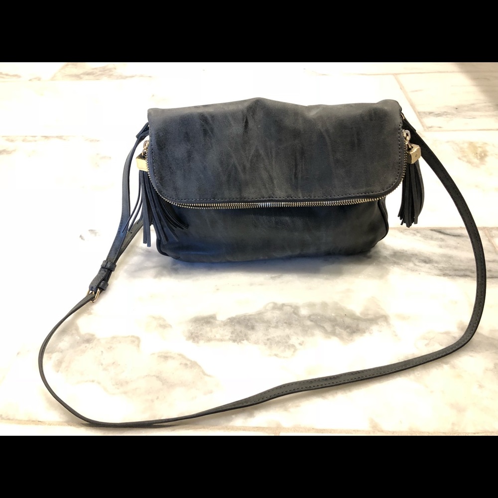 Gray purse.